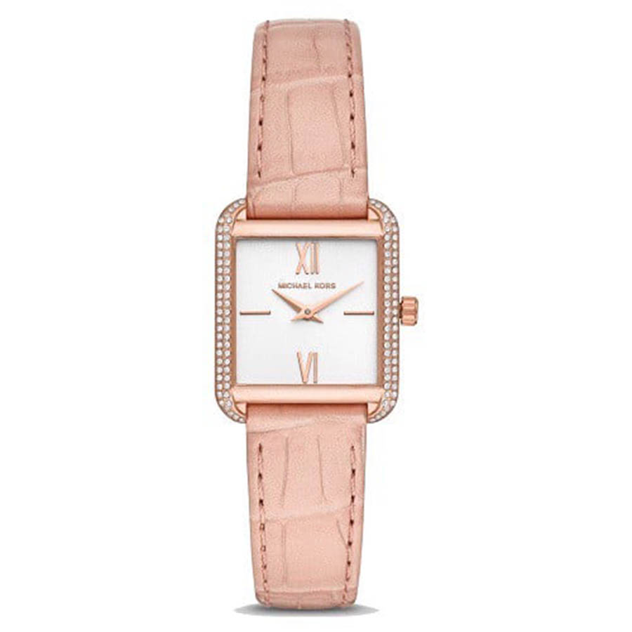 Đồng Hồ Nữ Michael Kors Lake Crocodile Watch 24mmx30mm 83081 MK2763 Màu Hồng