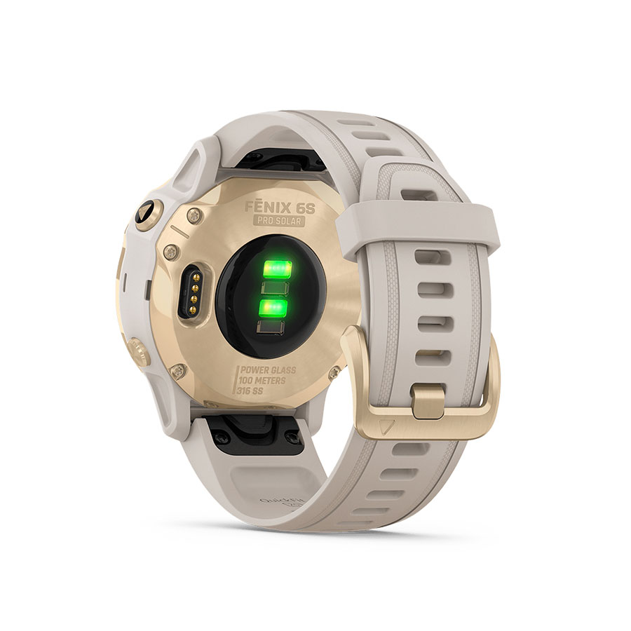 Đồng Hồ Thông Minh Garmin Fenix 6S Pro Solar 42mm Màu Xám