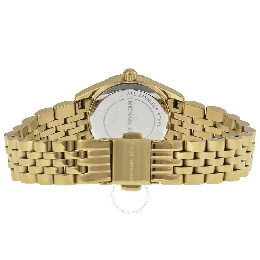 Đồng Hồ Nữ Michael Kors Lexington Ocean Blue Dial Gold-tone Ladies Watch MK3271 Màu Xanh Vàng