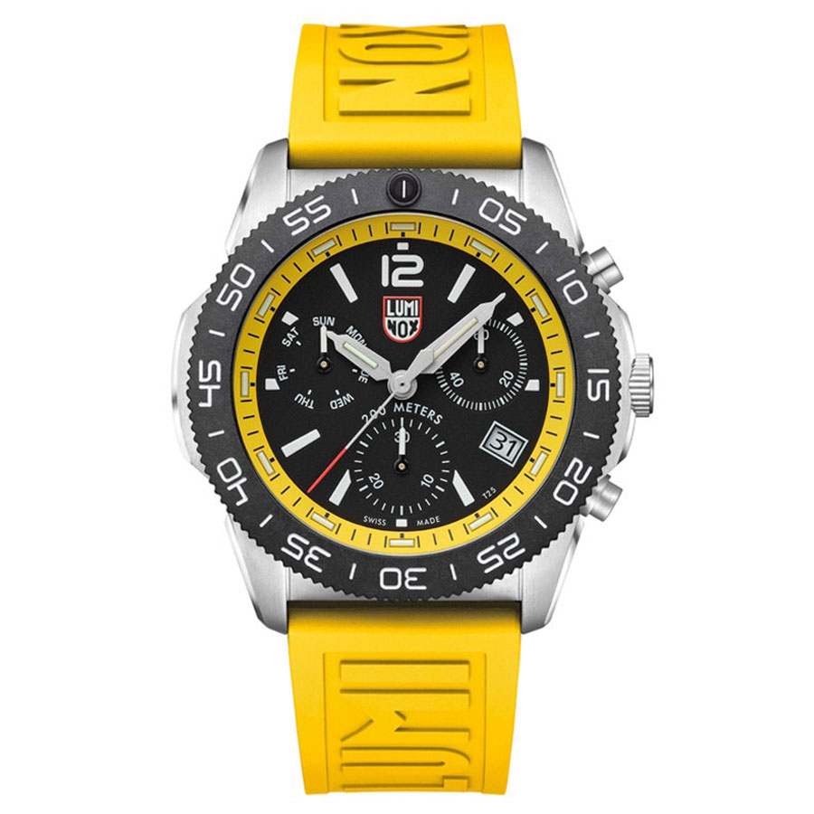 Đồng Hồ Nam Luminox Pacific Diver Chronograph, 44mm, Diver Watch 3145 Màu Vàng Bạc