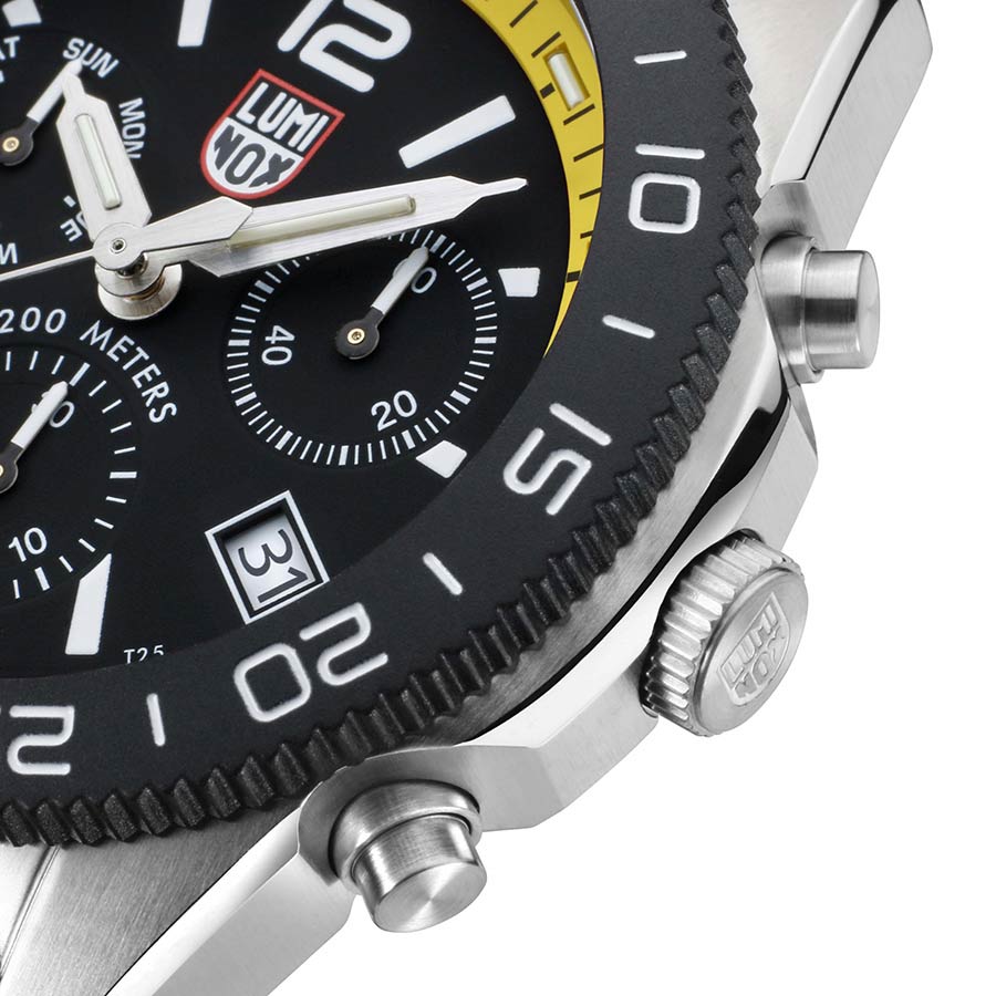 Đồng Hồ Nam Luminox Pacific Diver Chronograph, 44mm, Diver Watch 3145 Màu Vàng Bạc
