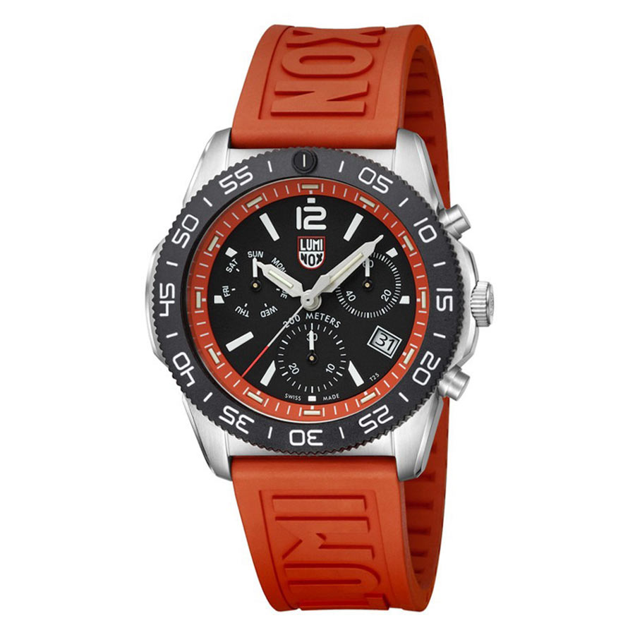 Đồng Hồ Nam Luminox Pacific Diver Chronograph, 44mm, Diver Watch 3149 Màu Bạc Cam