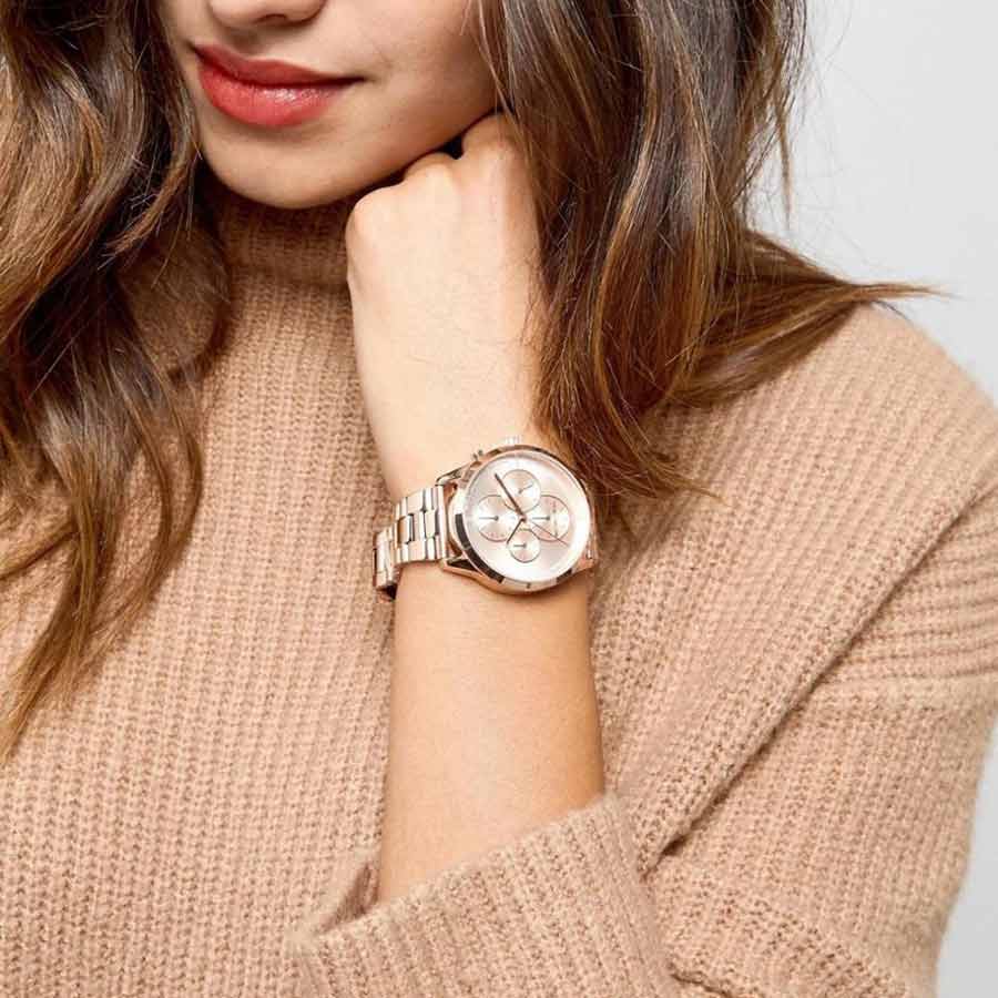 ng H N Michael Kors MK6520 40mm Mau Vang H ng B c
