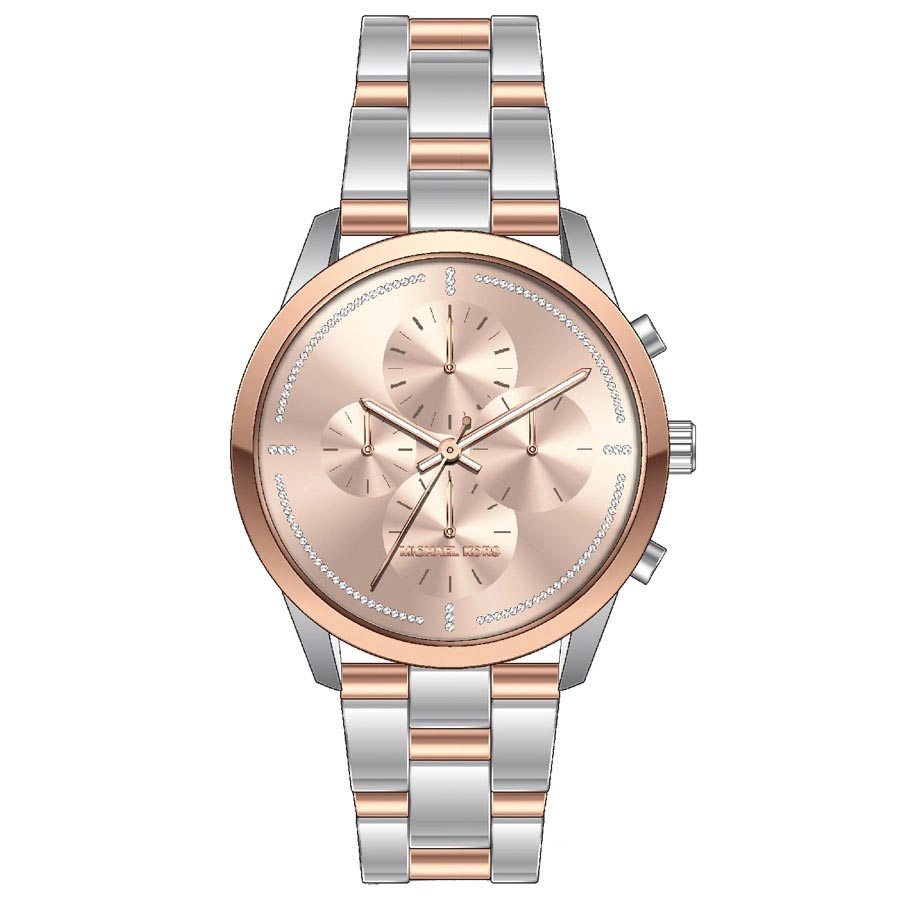 Đồng Hồ Nữ Michael Kors MK6520 40mm Màu Vàng Hồng – Bạc