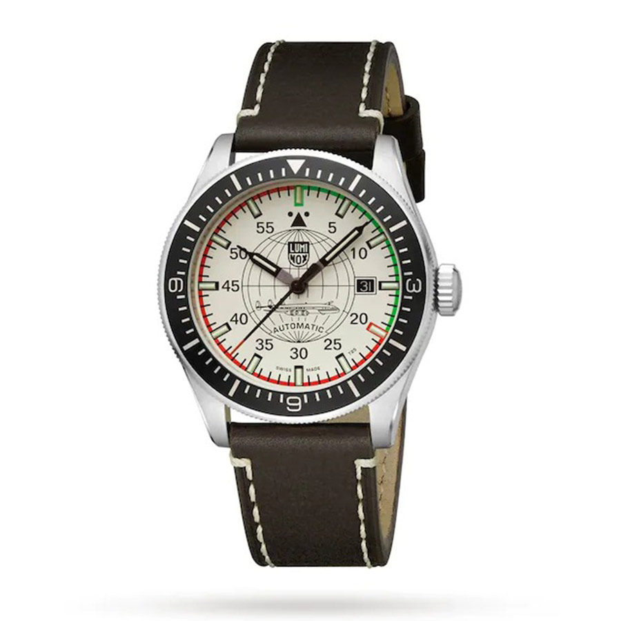 Đồng Hồ Nam Luminox Constellation Automatic, 42mm, Pilot Watch XA.9607 Màu Nâu Bạc