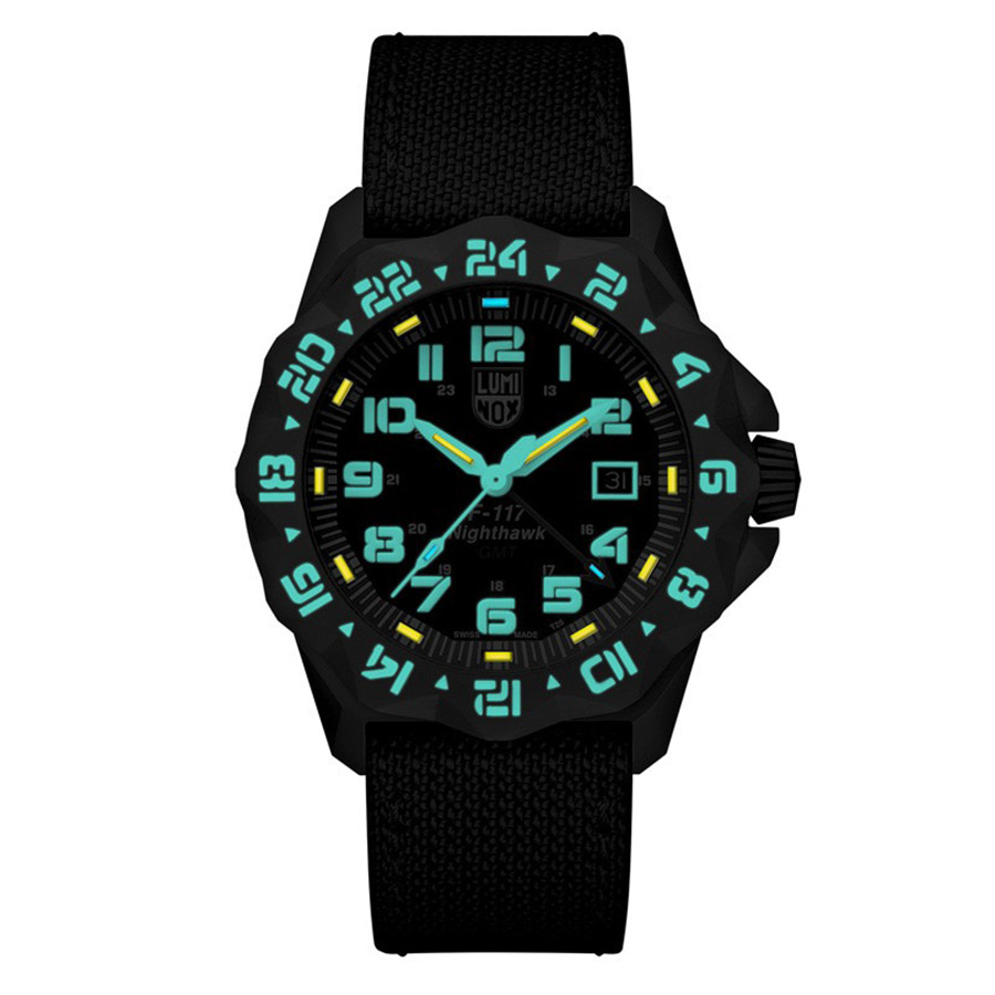 Đồng Hồ Nam Luminox F 117 Nighthawk, 44mm, Pilot Watch, 6421 Màu Đen