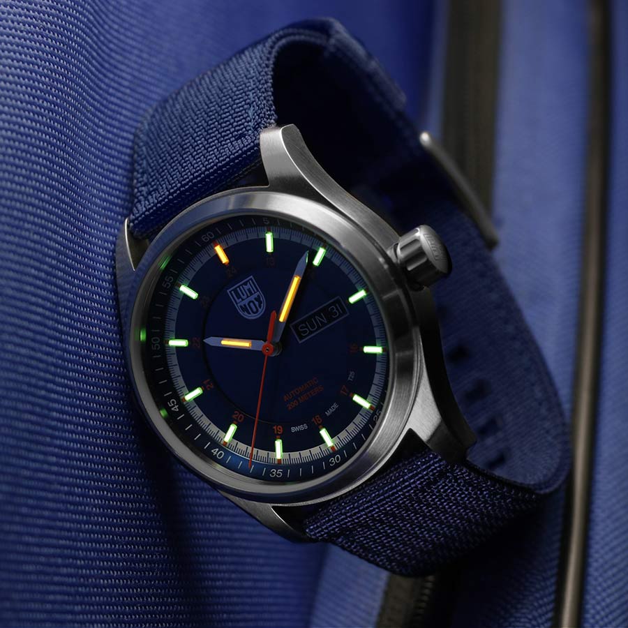 Đồng Hồ Nam Luminox Atacama Field Automatic, 44 mm, Urban Adventure 1903 Màu Xanh Bạc