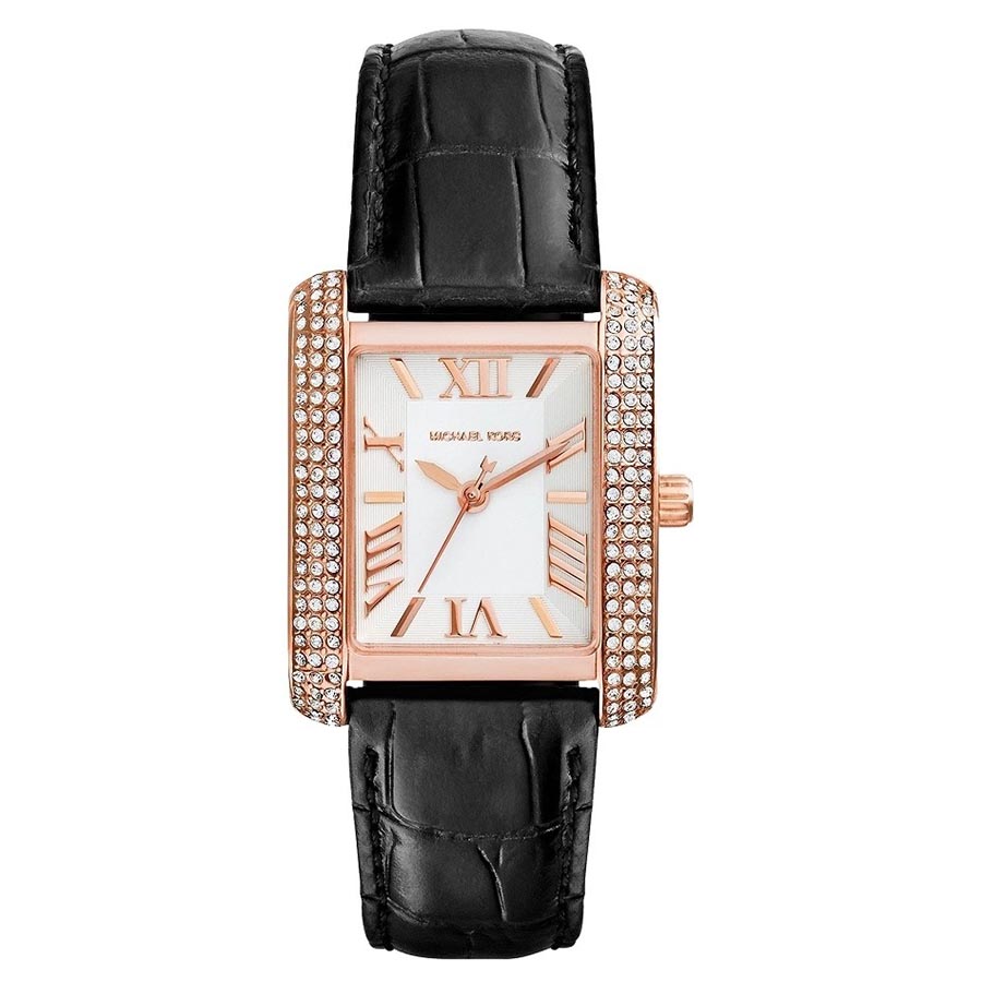 Đồng Hồ Nữ Michael Kors MK2336 Màu Đen – Vàng Hồng