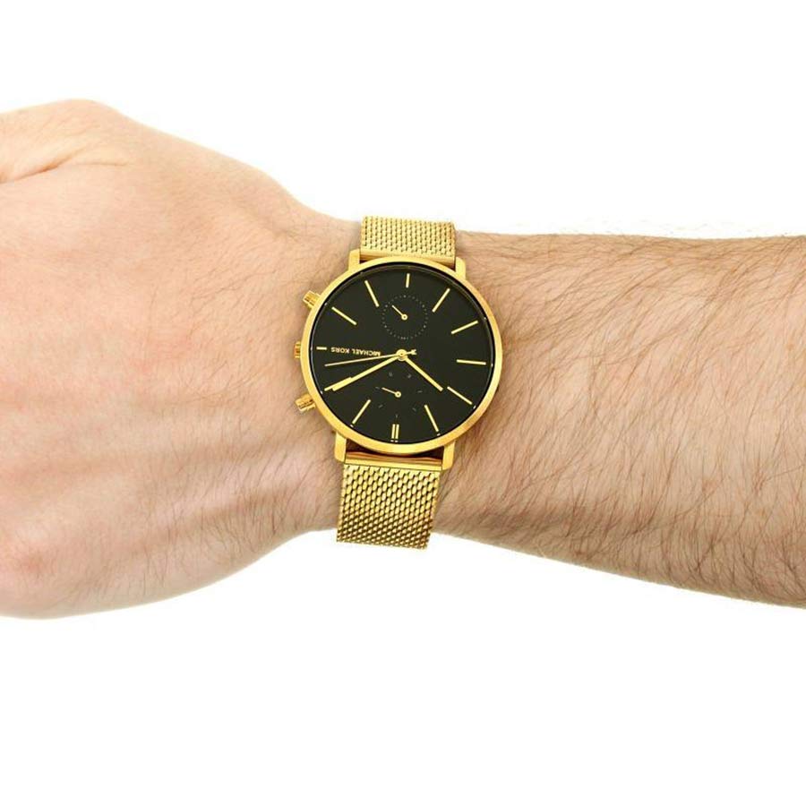 Đồng Hồ Nam Michael Kors Jaryn Black Dial Men's Watch MK8503 Màu Đen Vàng