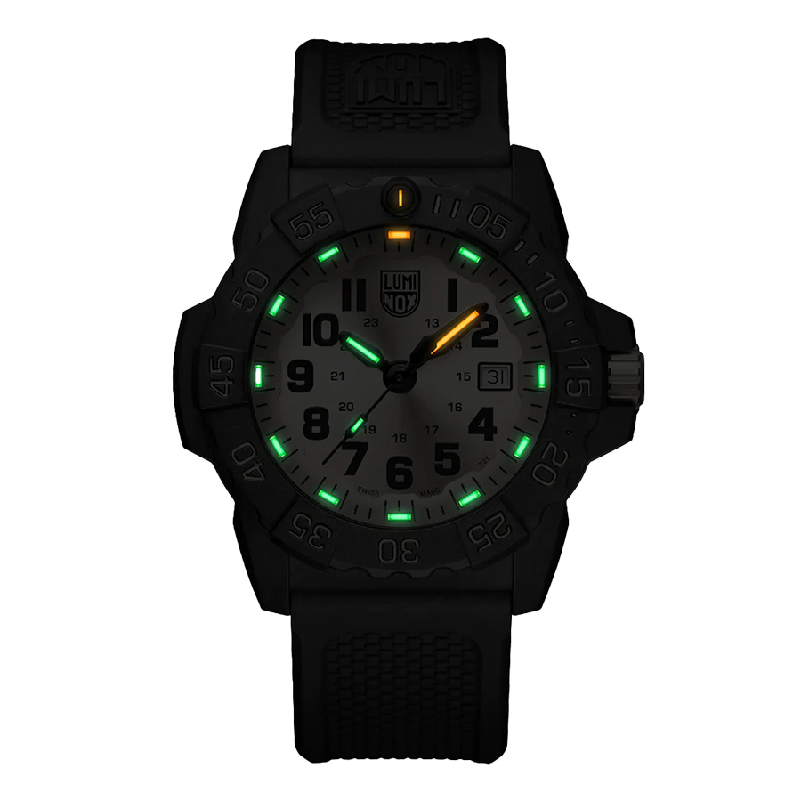 Đồng Hồ Nam Luminox Navy SEAL Gold, 45mm, Military / Diver Watch Màu Đen