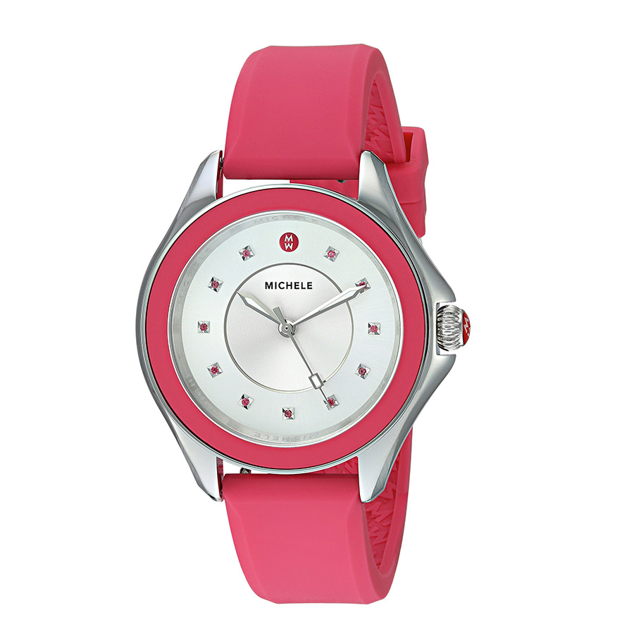 Đồng Hồ Nữ Michael Kors MK Cape Topaz Hot Pink Watch 40mm Màu Hồng Đậm