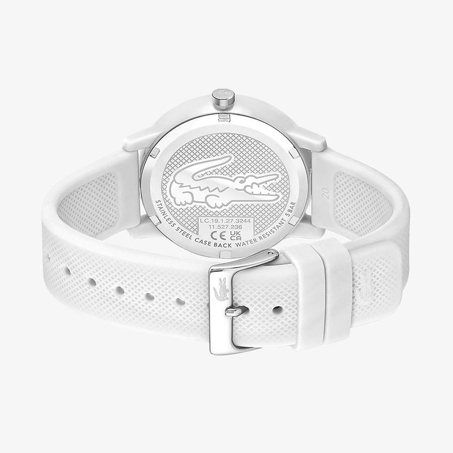 Đồng Hồ Nam Lacoste.12.12 White Silicone Strap Watch 2011169 Màu Trắng