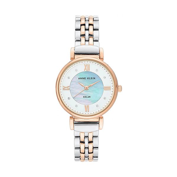 Set Đồng Hồ Nữ Anne Klein Quartz Crystal Solar Powered Ladies Watch AK