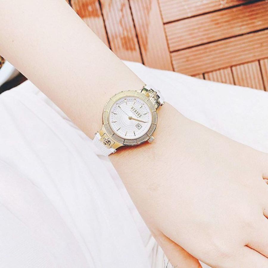 Đồng Hồ Nữ Versus By Versace VSP1T0319 Claremont Màu Vàng Trắng