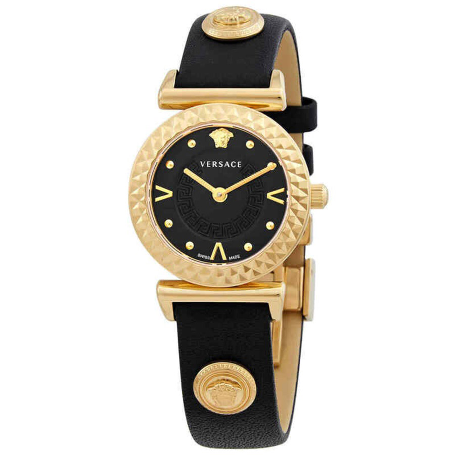 Đồng Hồ Nữ Versace Mini Vanity Veaa01020 Màu Vàng Đen