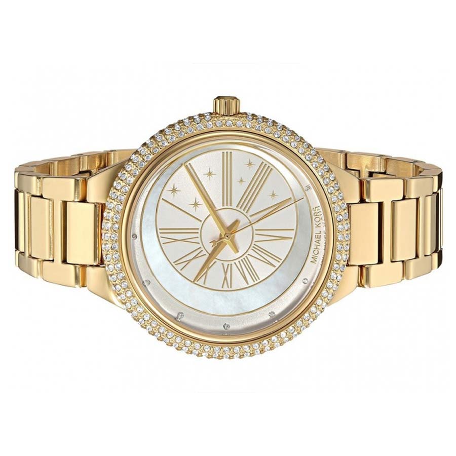 Đồng Hồ Nữ Michael Kors Taryn Gold Watch MK6550 Màu Vàng Trắng