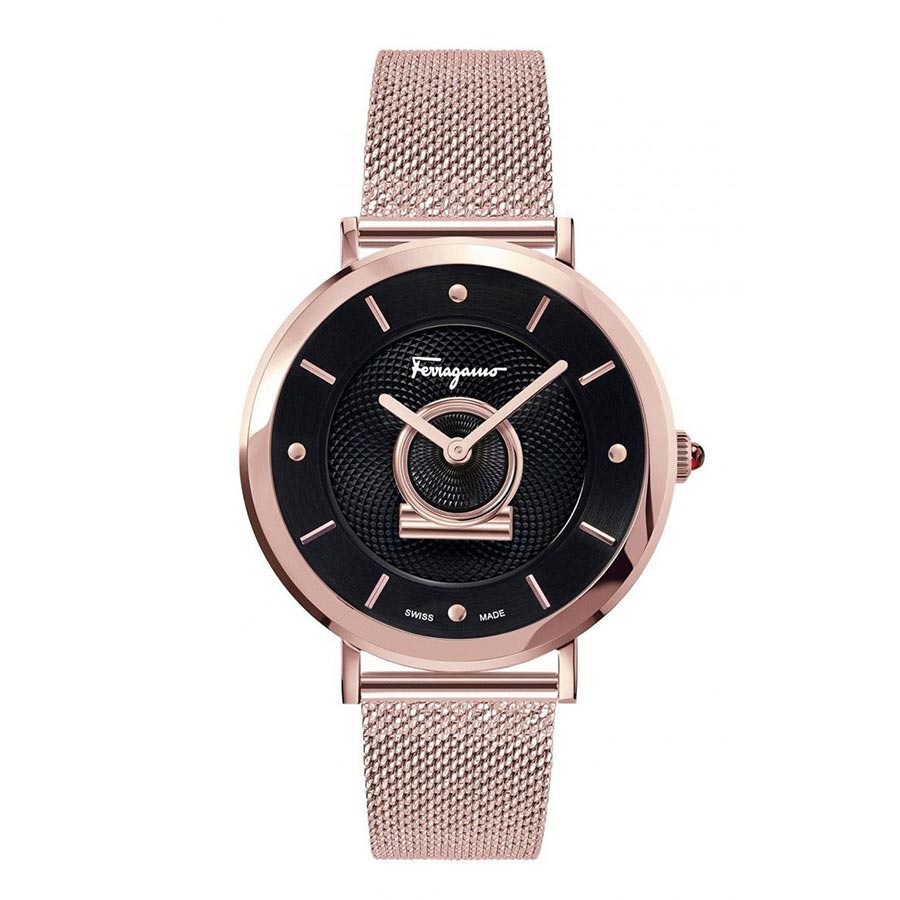 Đồng Hồ Nữ Salvatore Ferragamo Minuetto SF8200719 36mm Màu Vàng Hồng