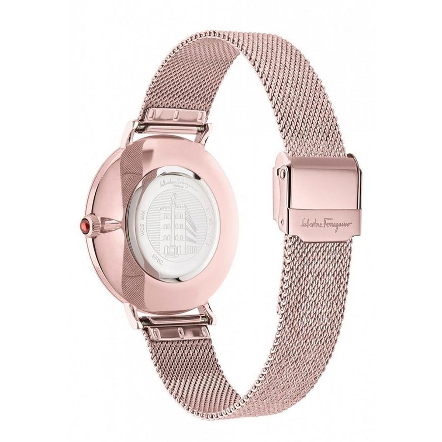Đồng Hồ Nữ Salvatore Ferragamo Minuetto SF8200719 36mm Màu Vàng Hồng