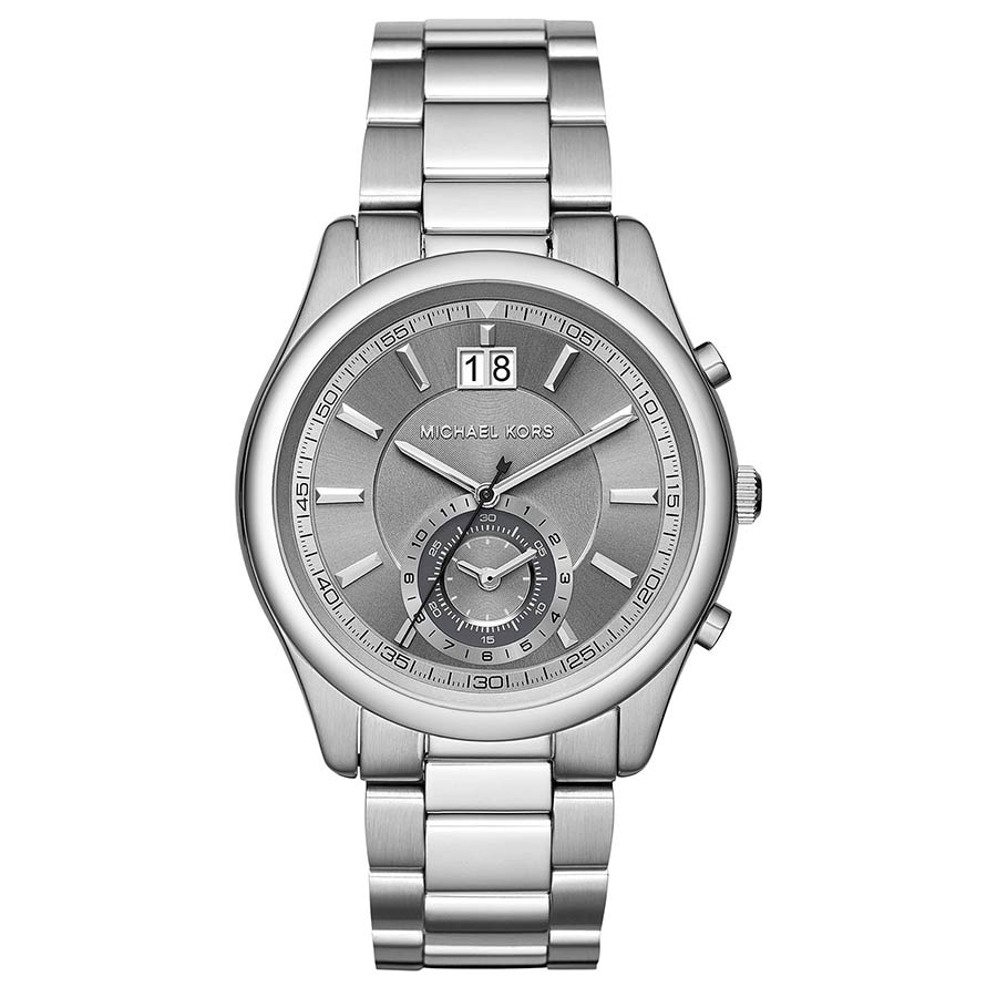 Đồng Hồ Nam Michael Kors Aiden Men's Watch MK8417 43mm Màu Bạc Xám