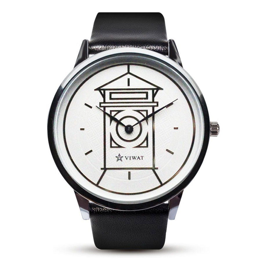 Đồng Hồ Nam Viwat Sai Gon VW-107S Dây Da Màu Đen