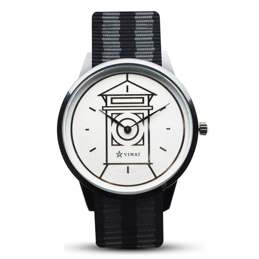 Đồng Hồ Nam Viwat Sai Gon VW-111S Dây Nato Màu Xám Đen