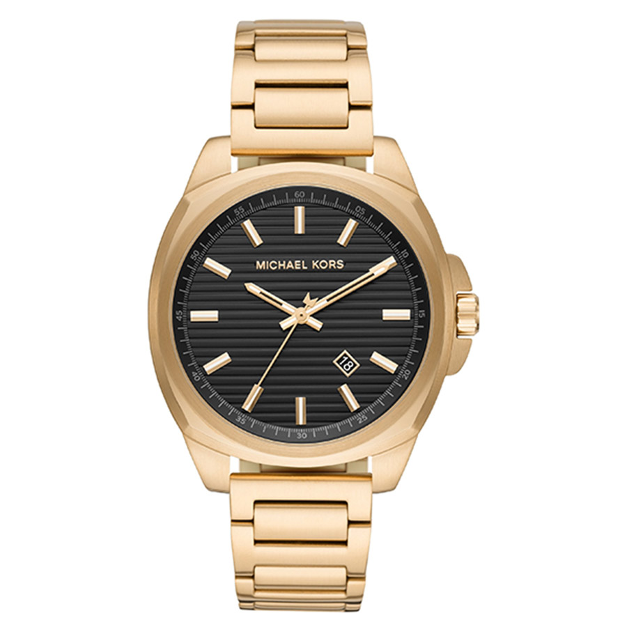 Đồng Hồ Michael Kors Michael Kors Bryson Gold-Tone Watch MK8658 42mm Màu Vàng Đen