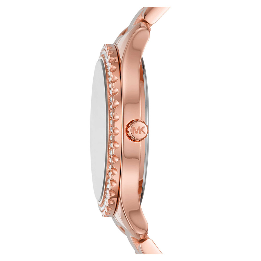 Đồng Hồ Nữ Michael Kors Layton MK6893 Màu Vàng Hồng Phối Tím
