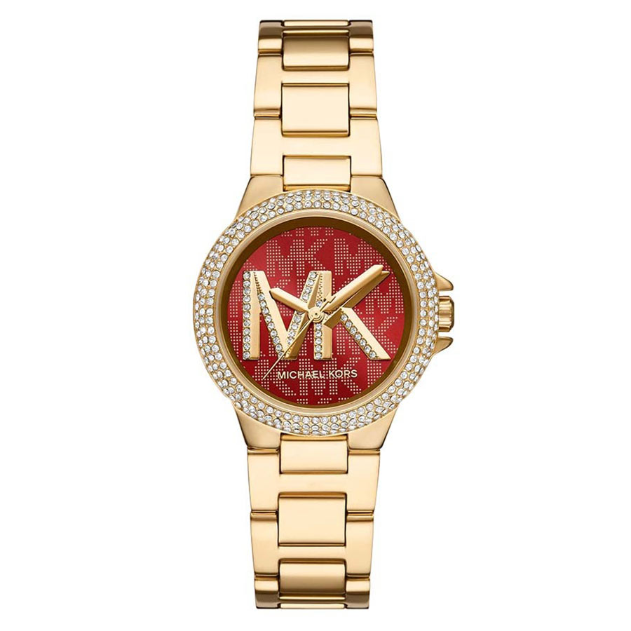 Đồng Hồ Nữ Michael Kors Camille Watch MK7196 Case 33mm Màu Vàng Đỏ