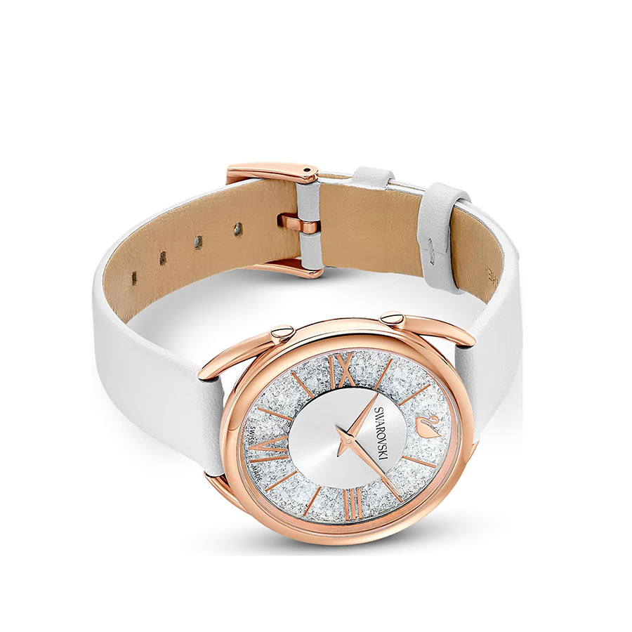 Đồng Hồ Nữ Swarovski Crystalline Glam Watch 5452459 Màu Trắng