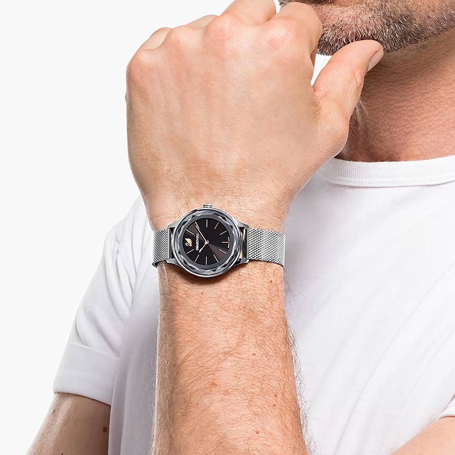 Đồng Hồ Swarovski Octea Nova Watch 5430420 Màu Bạc