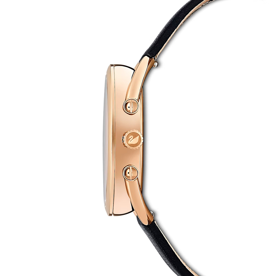 Đồng Hồ Nữ Swarovski Crystalline Glam Watch 5452452 Màu Đen
