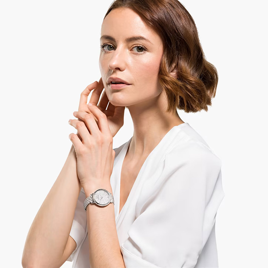 Đồng Hồ Nữ Swarovski Crystalline Joy Watch 5563711 Màu Bạc