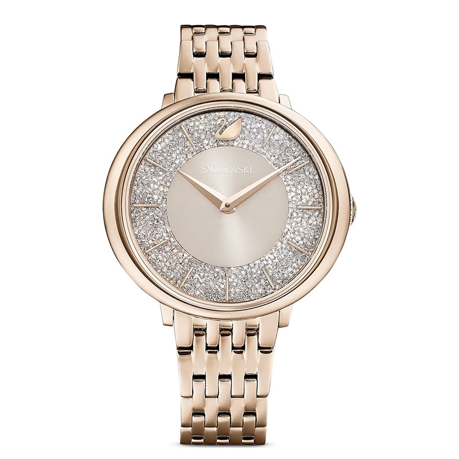 Đồng Hồ Nữ Swarovski Crystalline Chic Watch 5547611 Màu Vàng Champagne