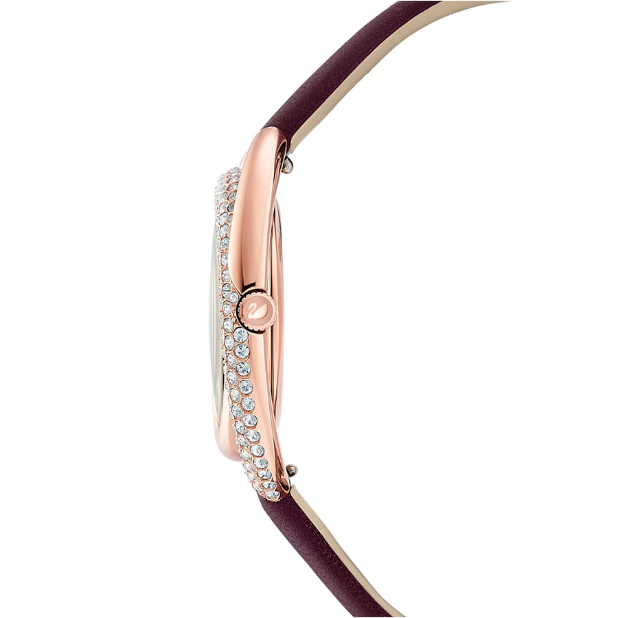 Đồng Hồ Nữ Swarovski Duo Watch 5484379 Màu Đỏ Tím