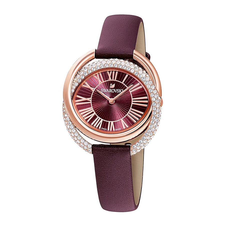 Đồng Hồ Nữ Swarovski Duo Watch 5484379 Màu Đỏ Tím