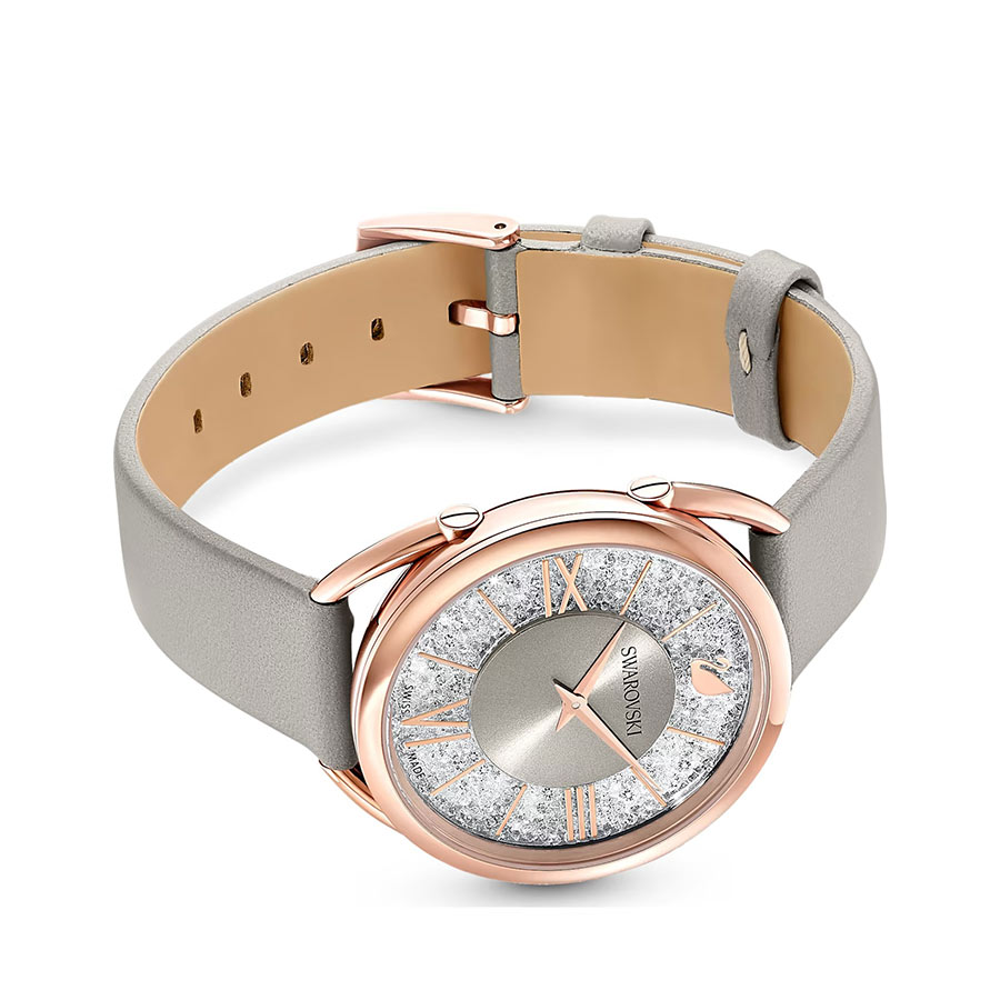 Đồng Hồ Nữ Swarovski Crystalline Glam Watch 5452455 Màu Xám