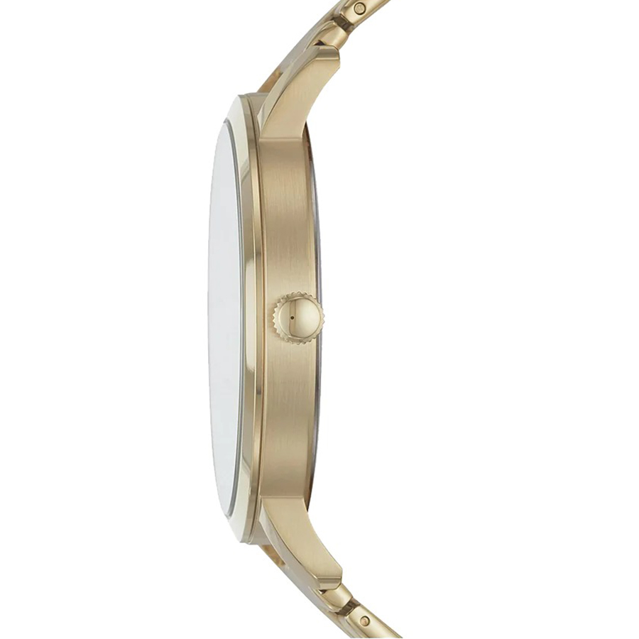 Đồng Hồ Nam Fossil Lux Luther Three-Hand Gold-Tone Stainless Steel Watch BQ2416 Màu Vàng Gold