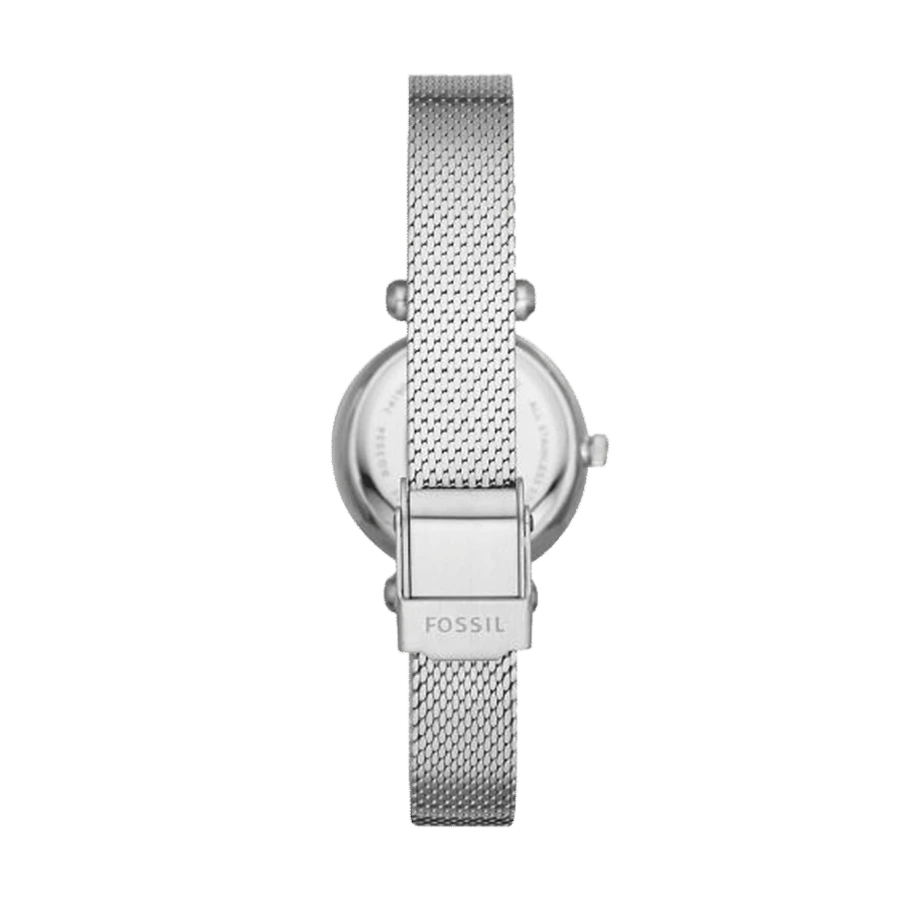 Đồng Hồ Nữ Fossil Tillie Mini Silver Mesh Stainless Steel BQ3535 26mm Màu Bạc