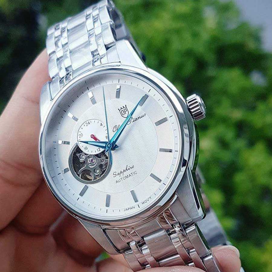 Đồng Hồ Nam Olym Pianus OP990-163AMS-T Màu Bạc