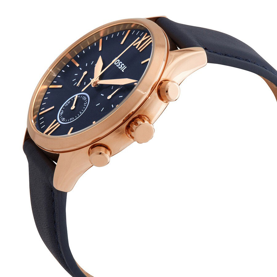 Đồng Hồ Nam Fossil Fenmore BQ2412 Màu Xanh Navy