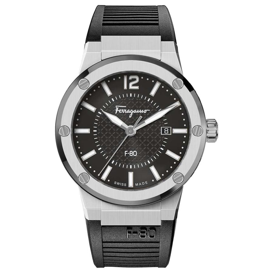 Đồng Hồ Nam Salvatore Ferragamo F-80 Men's  Watch SFHY01322 Màu Đen