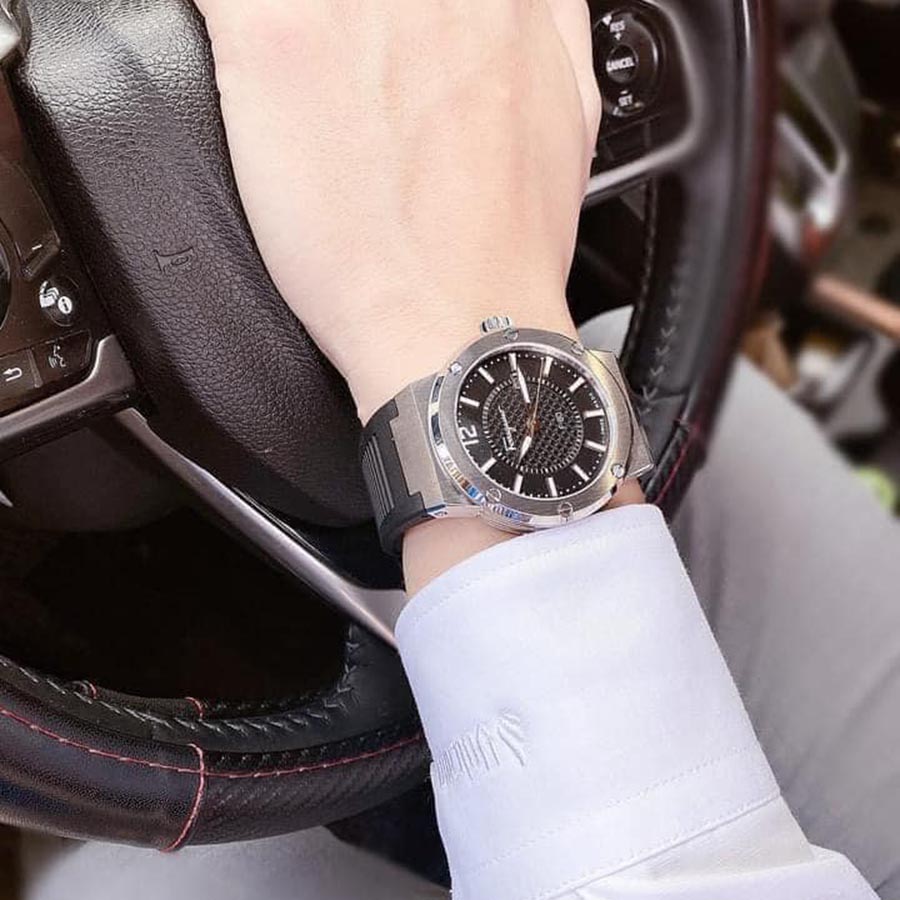 Đồng Hồ Nam Salvatore Ferragamo F-80 Men's  Watch SFHY01322 Màu Đen