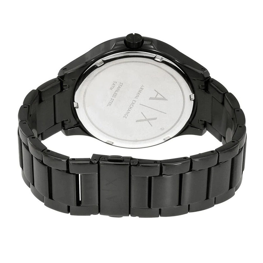 Set Đồng Hồ Nam Armani Exchange Hampton Black Dial Men's Gift Set AX7101 Kèm Vòng Đeo Tay Màu Đen