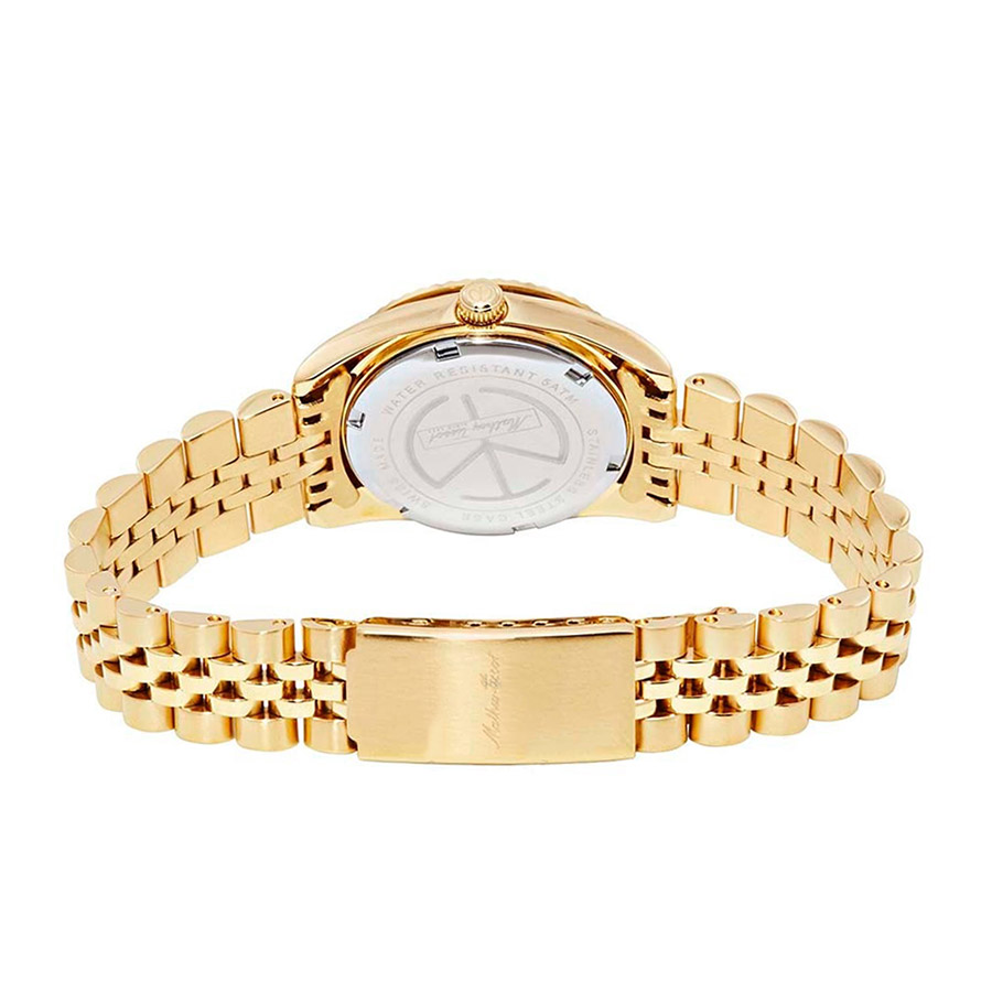 Đồng Hồ Nữ Mathey Tissot Rolly III Crystal Gold Dial Ladies D810PDI Màu Vàng Gold