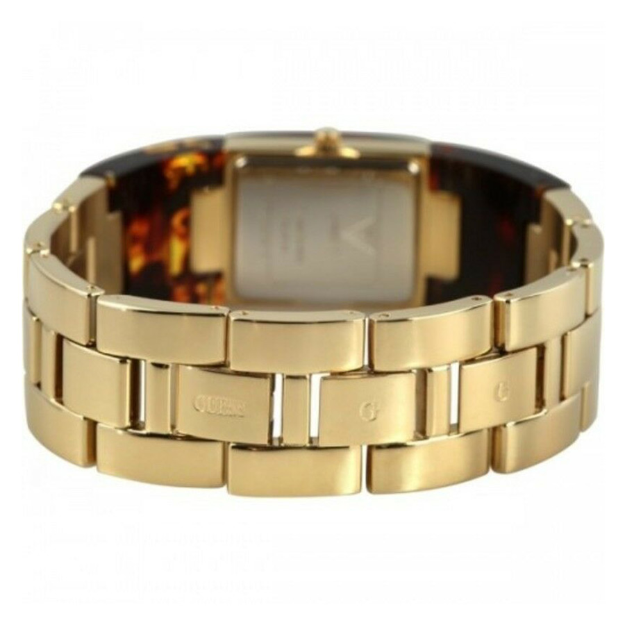 Đồng Hồ Nữ Guess Women's Flair Champagne Dial Gold-Tone Bracelet Watch W12107L1 Phối Màu
