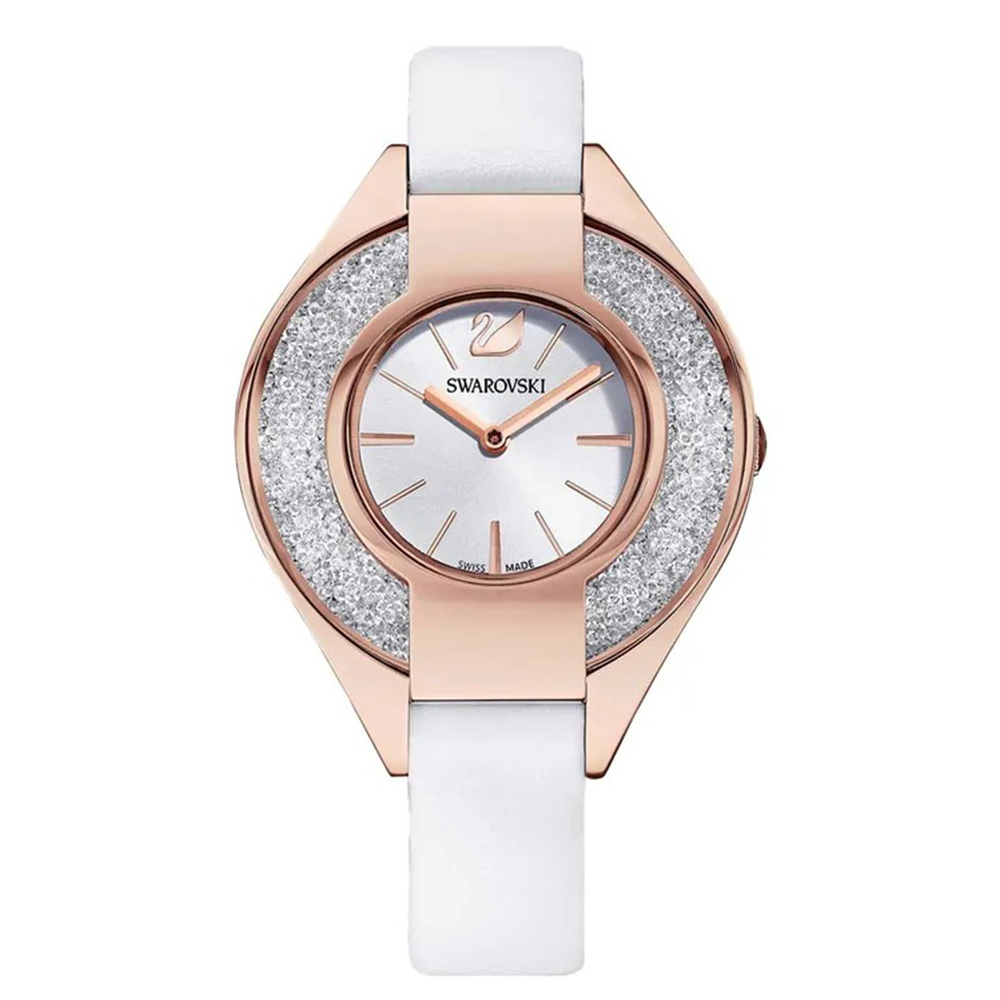 Đồng Hồ Nữ Swarovski Crystalline Sporty Watch 5547635 Màu Hồng Trắng