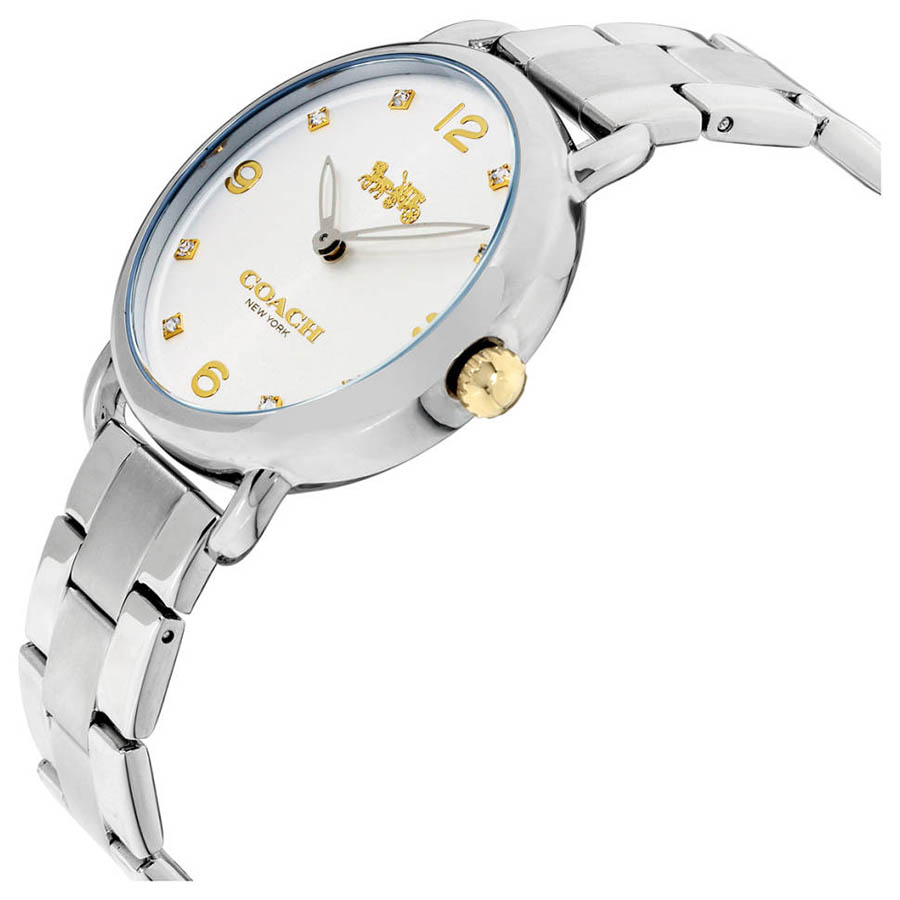 Set Đồng Hồ Nữ Coach Delancey Gift Set Women's  Watch 14000056 Màu Bạc