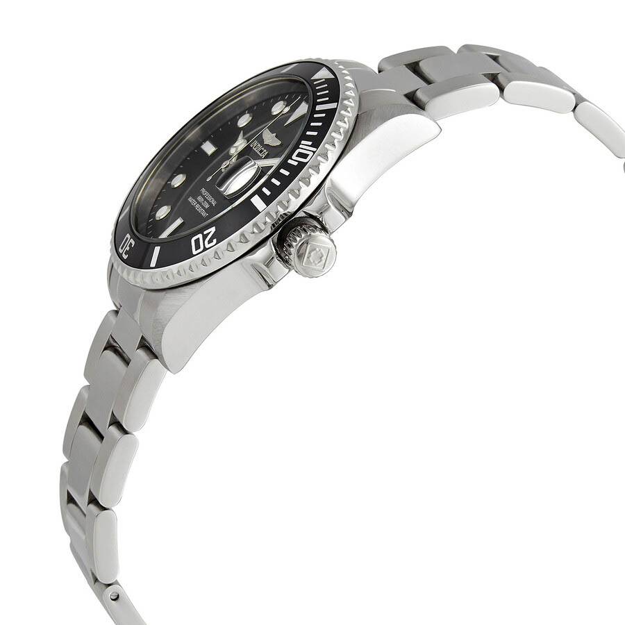 Đồng Hồ Nữ Invicta Pro Diver Quartz Black Dial Ladies Watch 33272 Màu Đen Bạc