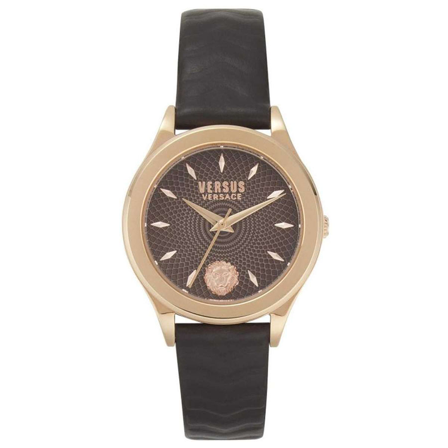 Đồng Hồ Nữ Versus Versace Mount Pleasant Women's Watch VSP560418 Nâu Vàng