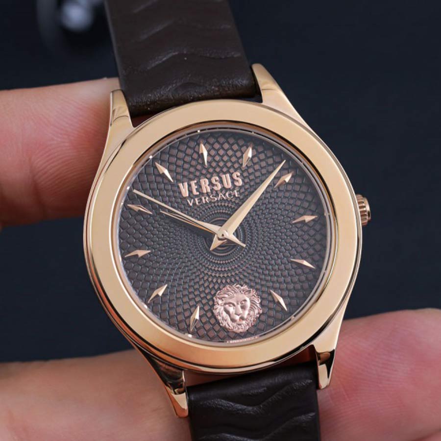 Đồng Hồ Nữ Versus Versace Mount Pleasant Women's Watch VSP560418 Nâu Vàng